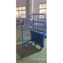 Galvanized Steel Roll Container Trolley